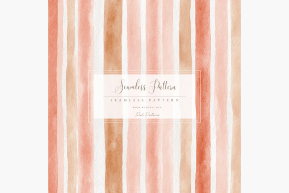 Download Watercolor Vertical Stripes Seamless Pattern PNG - Premium Bundle