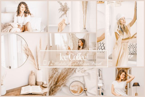 Download 12 Mobile Lightroom Presets, Ice Coffee - Coffee Collection