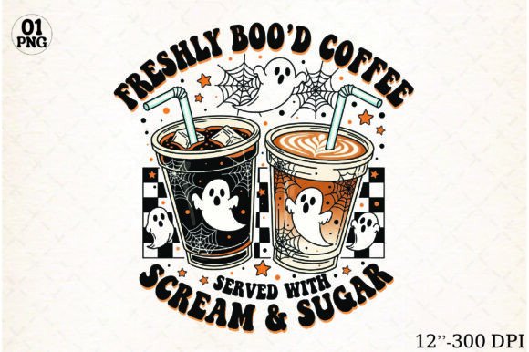 Download Freshly Boo’d Coffee Halloween Fall PNG - Coffee Collection